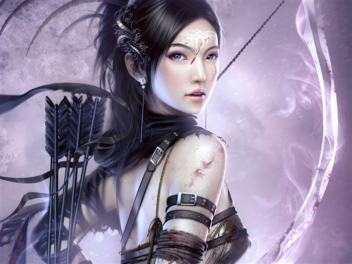 奇幻女性精美插畫壁紙 #2
