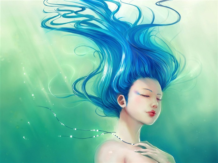 奇幻女性精美插畫壁紙 #19