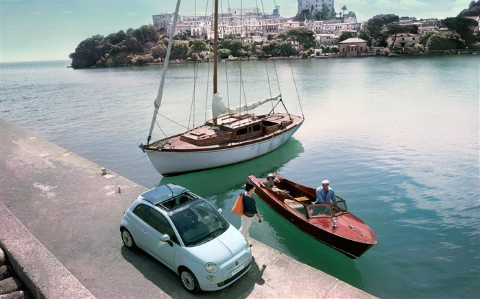 Fiat 500 fonds d'écran #11