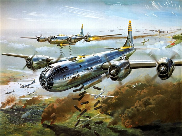 HD wallpaper malování letadla #1