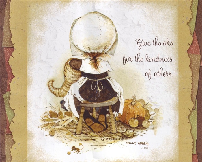 Holly Hobbie 可愛小女孩手繪壁紙 #10