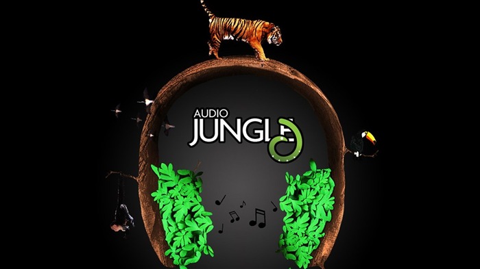 Audio Jungle diseño del papel pintado #18