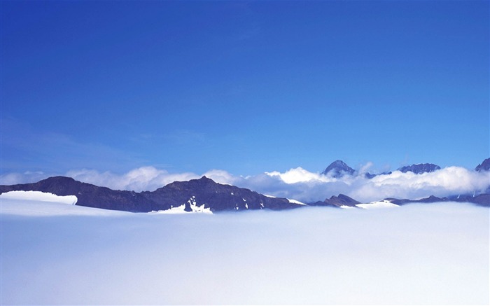 fondos de escritorio de alta definición de invierno la nieve fresca escena #10