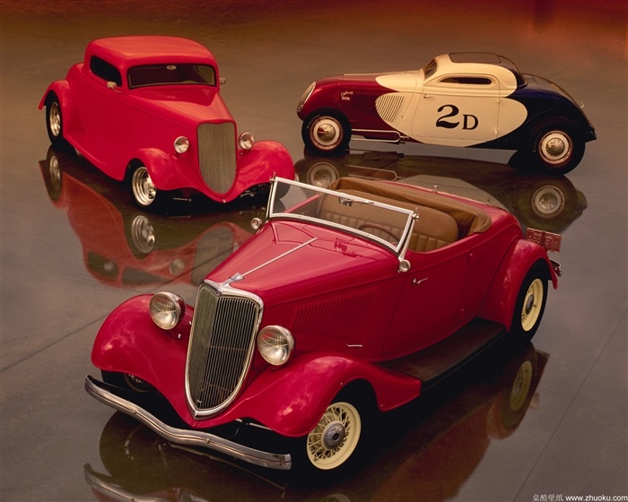 coches antiguos fondos de escritorio Maquetas #16