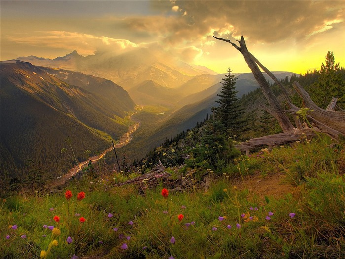 nádherné přírodní scenérie HD Tapety na plochu #19