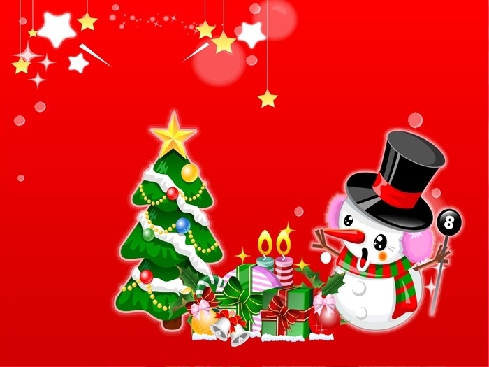 Christmas landscaping series wallpaper (9) #4