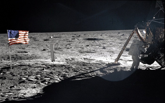 アポロ11号珍しい写真壁紙 #3