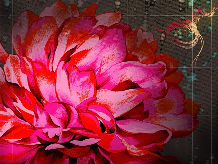 Fleur de synthèse HD Wallpapers #9