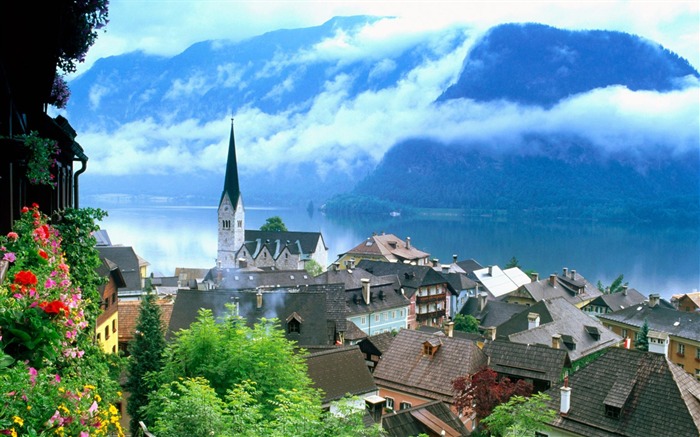 오스트리아 배경 화면의 아름다운 풍경 #16