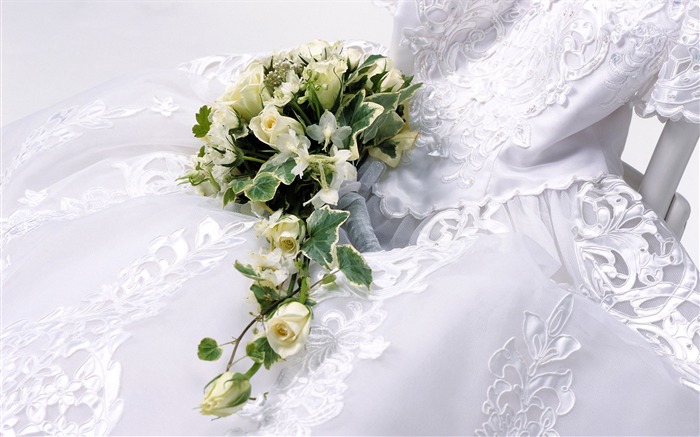 Svatební květinový svatební prsten tapety (1) #2