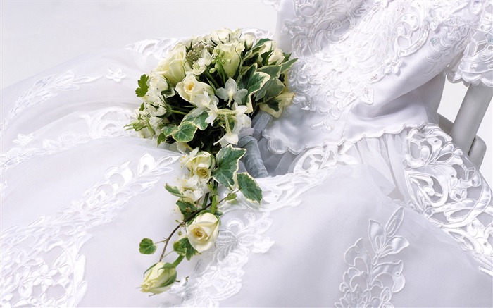 Hochzeit Blume Ehering Wallpaper (1) #2