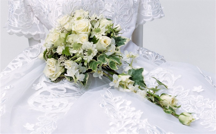 Hochzeit Blume Ehering Wallpaper (1) #3