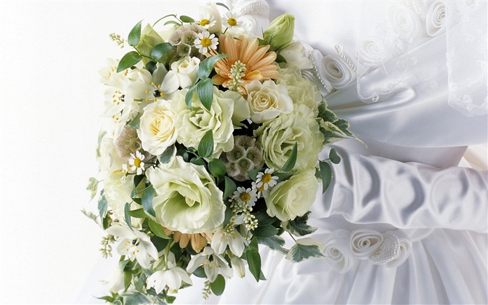 Svatební květinový svatební prsten tapety (1) #17