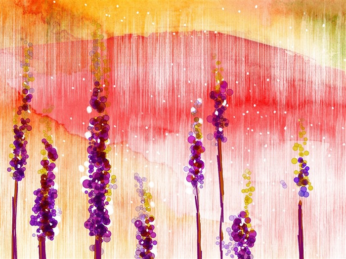 papel tapiz floral diseño ilustración #11