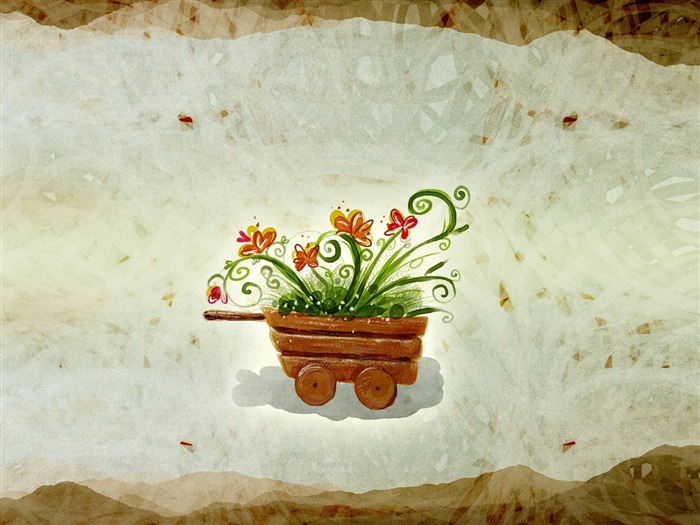 papel tapiz floral diseño ilustración #18