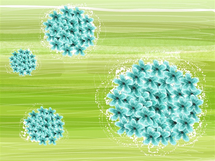 花卉图案插画设计壁纸25