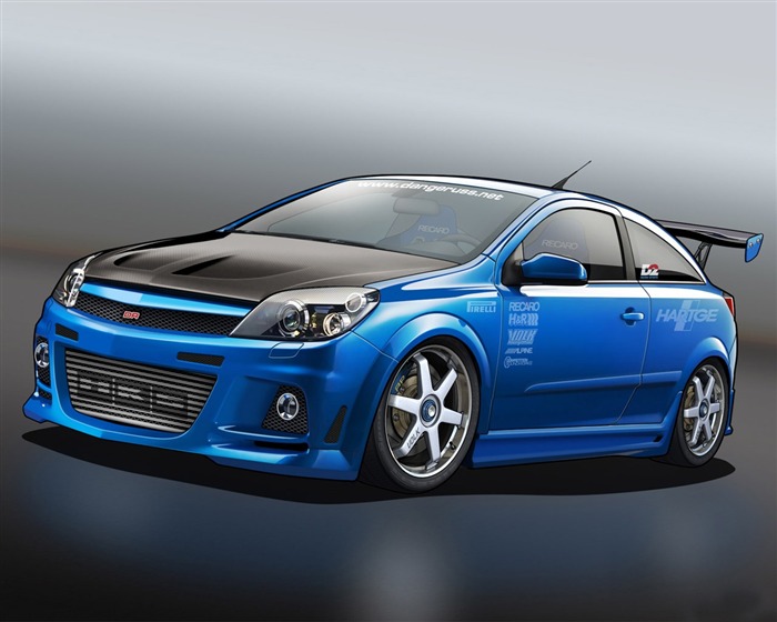 コンピュータPhotoshopの手描き壁紙車 #19