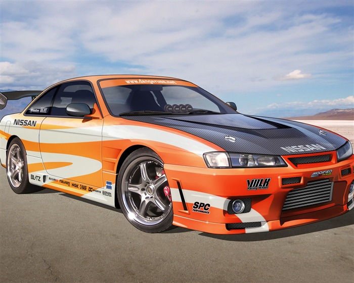 コンピュータPhotoshopの手描き壁紙車 #26