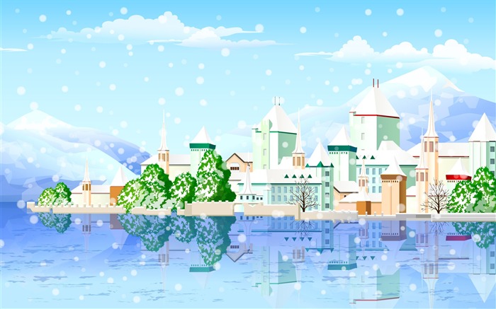 Vector Scenery Collection Wallpapers (1) #7