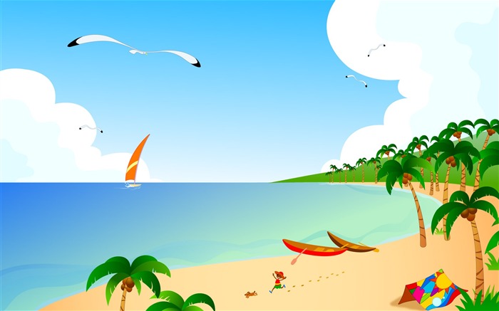 Vector Scenery Collection Wallpapers (2) #14