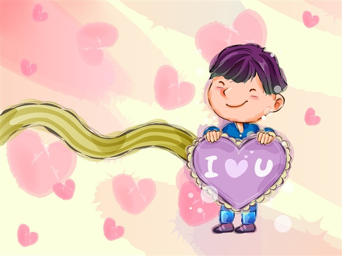 Vector children's Happy Wallpaper (2) #9