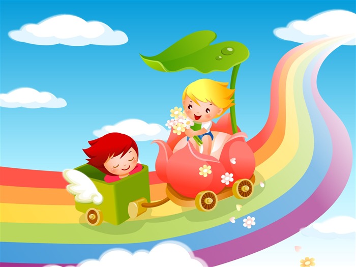 Childhood Dreams Cartoon Wallpaper (1) #13