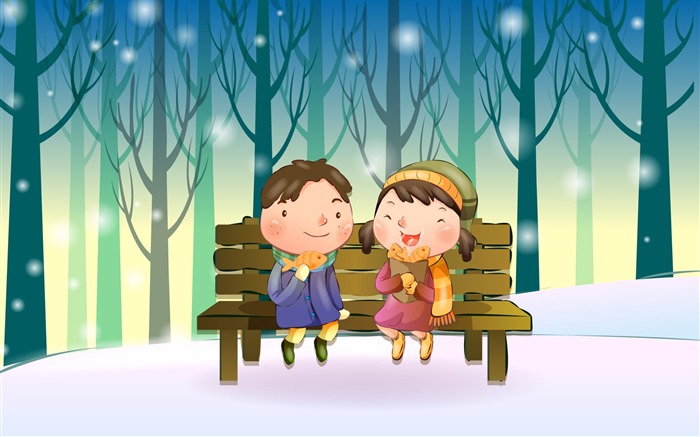 Vector children's Happy Wallpaper (4) #1