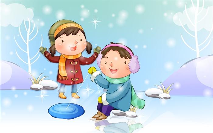 Vector children's Happy Wallpaper (4) #13