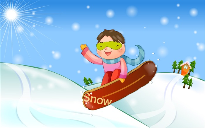 Vector children's Happy Wallpaper (4) #15