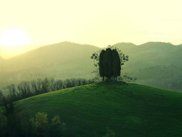 Fonds d'écran paysage dynamique #14