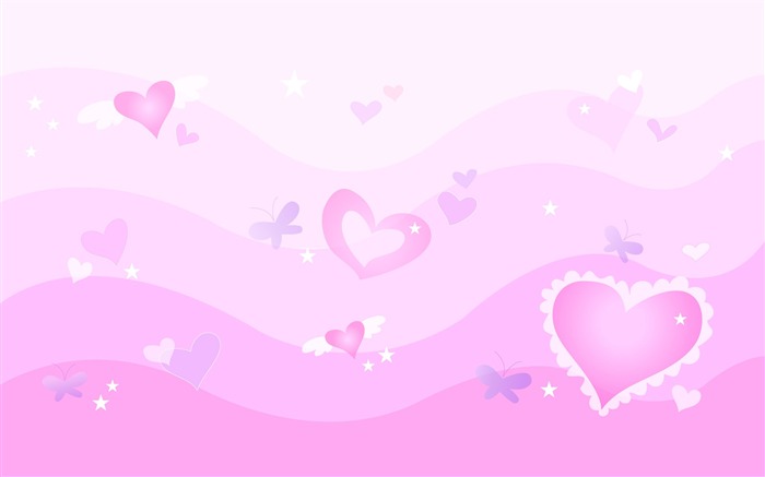 발렌타인데이 사랑의 테마 배경 화면 (2) #4