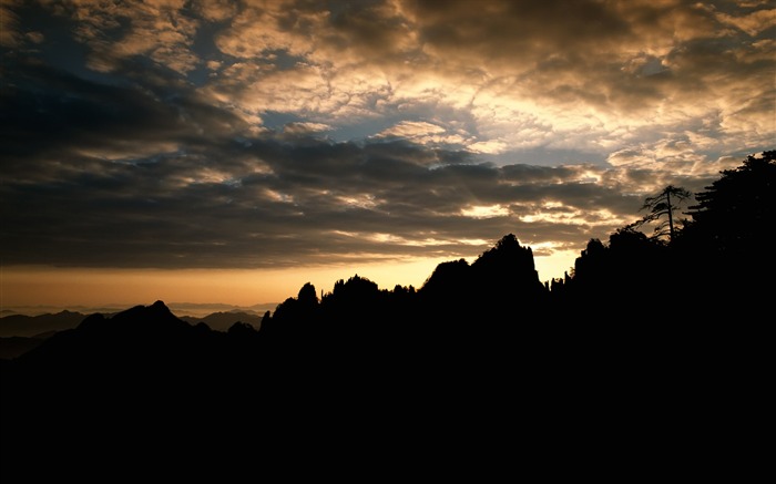 rivières majestueuses montagnes de la Chine et fonds d'écran #14