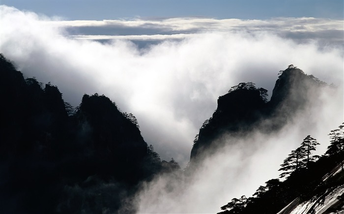 rivières majestueuses montagnes de la Chine et fonds d'écran #20