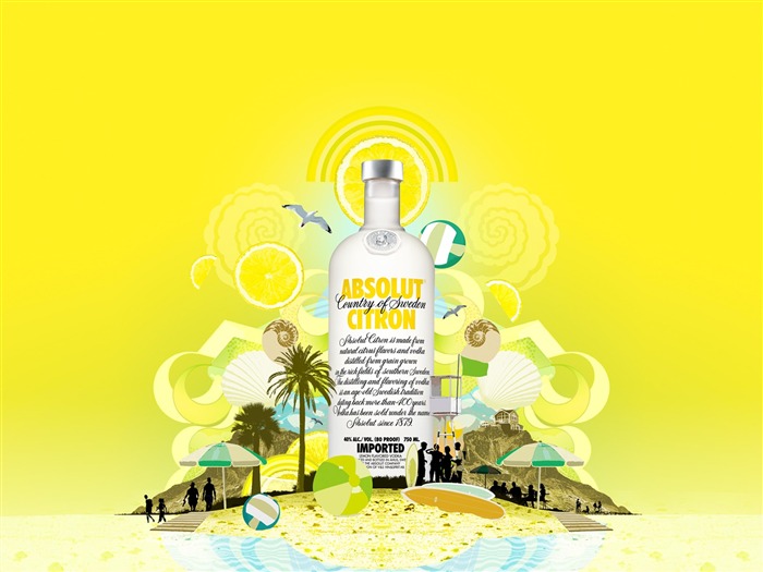 Absolut Fondos de Licor Publicidad #9