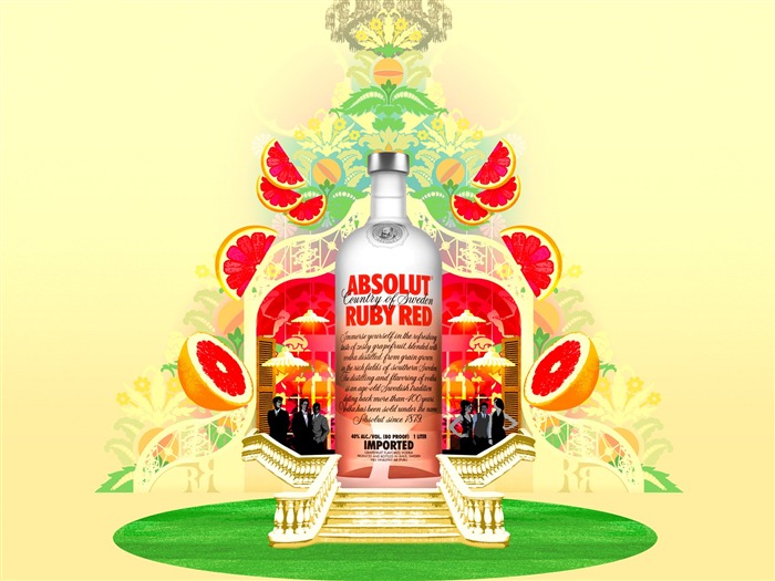 Fonds d'écran Absolut réclame de l'alcool #10