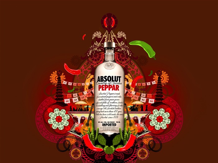 Fonds d'écran Absolut réclame de l'alcool #15