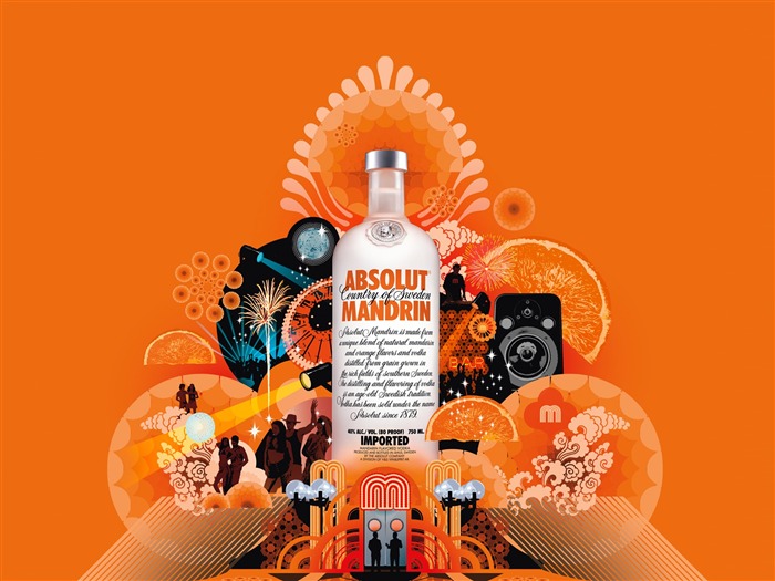 Fonds d'écran Absolut réclame de l'alcool #16