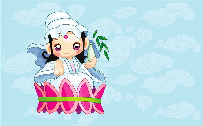 Vector Cartoon Child Wallpaper (2) #6