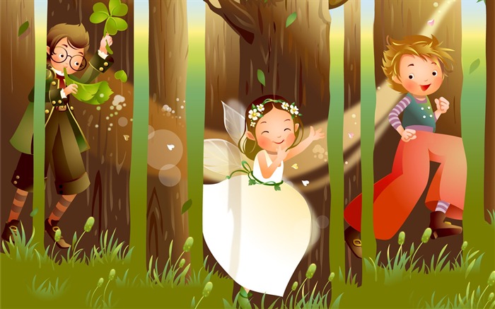 Fairy Tales Vector Wallpaper (1) #16