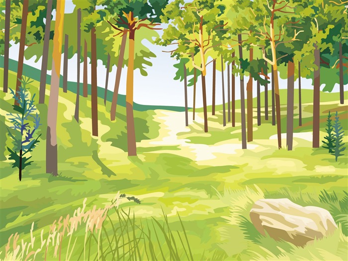 Vector Scenery Wallpapers (3) #15