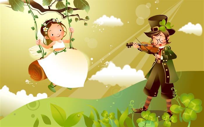 Fairy Tales Vector Wallpaper (2) #20