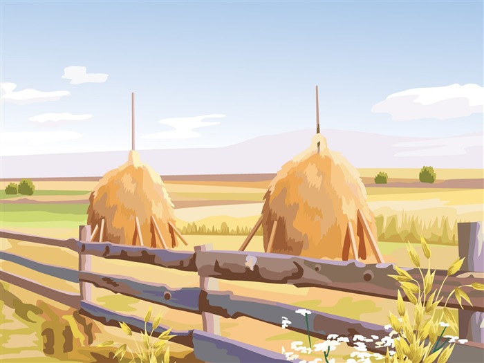 Vector Scenery Wallpapers (4) #3