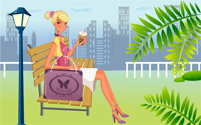 時尚購物女性壁紙(一) #6