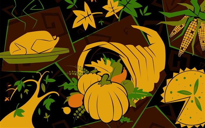 Thanksgiving theme wallpaper (3) #8