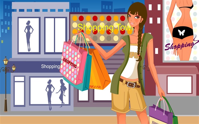 Fashion Shopping Women wallpapers (2) #2