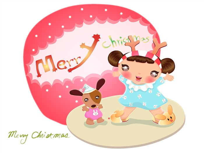 Vector Christmas wallpapers (2) #5