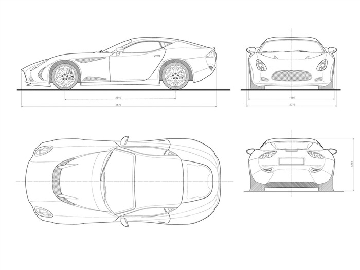 Zagato diseñado Perana Z-Uno de los coches deportivos #2