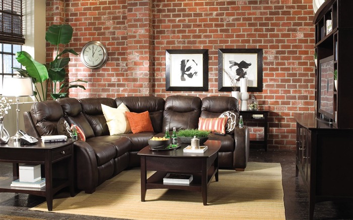 Living Room Photo Wallpaper (2) #19