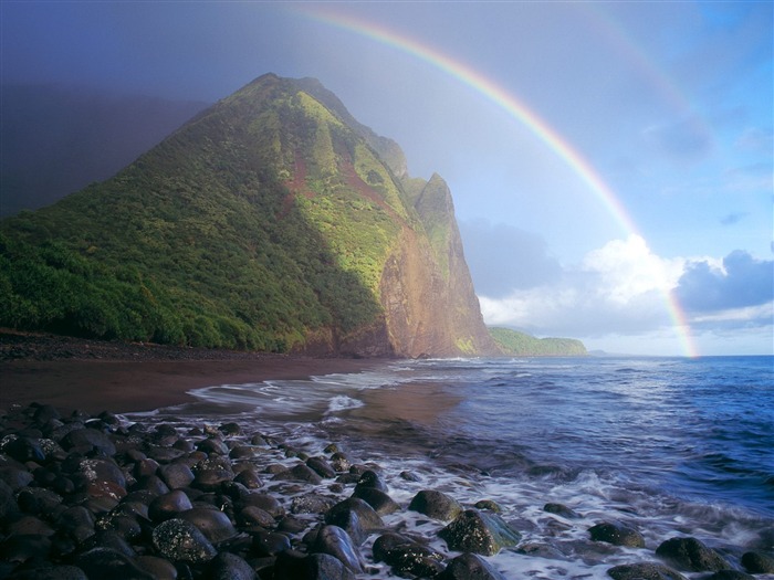 바탕 화면 하와이의 아름다운 풍경 #31