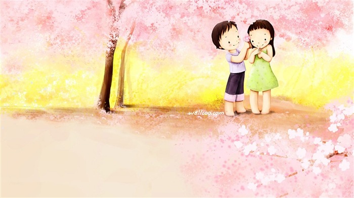 Webjong warm and sweet little couples illustrator #14